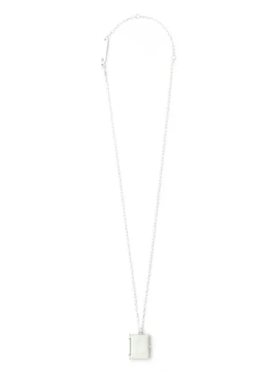 Ambush Social Studies Locket Necklace In Metallic