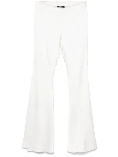 Amen Satin Trousers In White