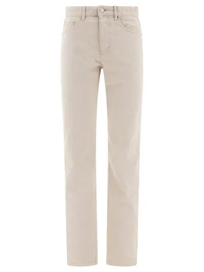 Ami Alexandre Mattiussi Classic Fit Jeans Beige