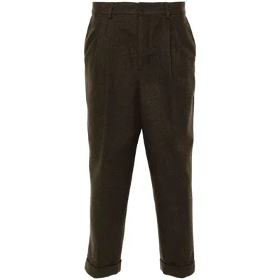 Ami Alexandre Mattiussi Ami Paris Pants In Brown