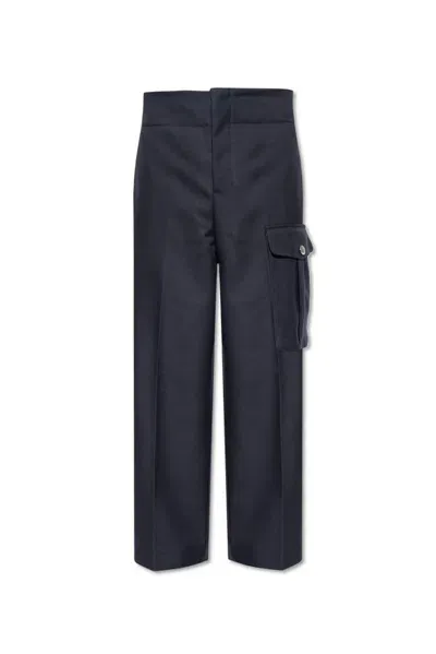 Ami Alexandre Mattiussi Ami Straight Fit Trousers In Navy