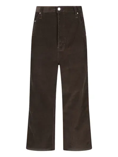 Ami Alexandre Mattiussi Baggy Pants In Brown