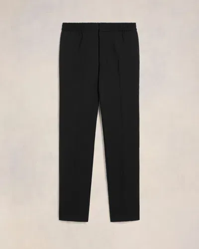 Ami Alexandre Mattiussi Elasticated Waist Trousers Black