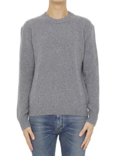 Ami Alexandre Mattiussi Cashmere Jumper In Grey