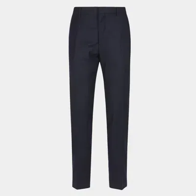 Ami Alexandre Mattiussi Night Blue Wool Pants