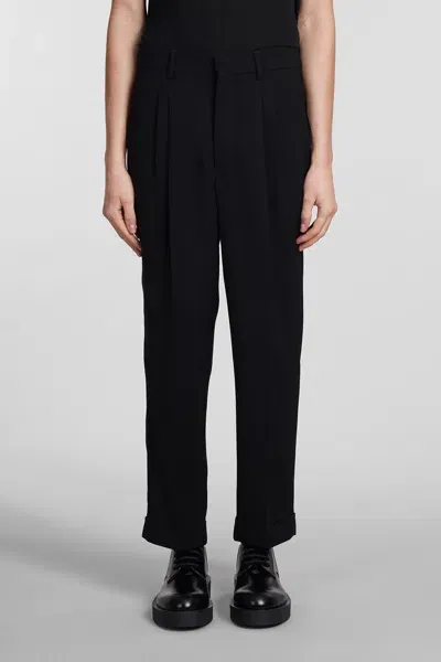 Ami Alexandre Mattiussi Pants In Black Viscose