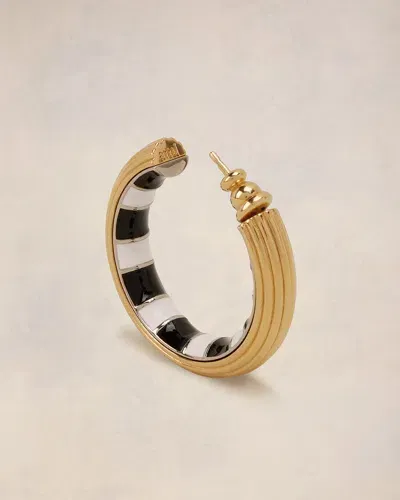 Ami Alexandre Mattiussi Lineami Hoops Small Size Gold Unisex