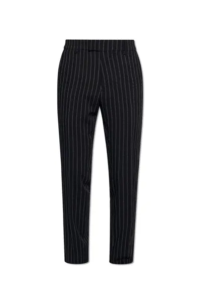 Ami Alexandre Mattiussi Pleat-front Trousers In Black