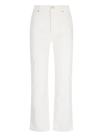 Ami Alexandre Mattiussi 'straight Fit' Trousers In White