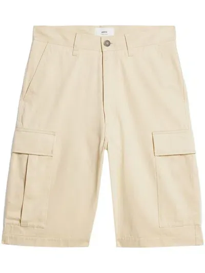 Ami Alexandre Mattiussi Cargo-shorts Mit Geradem Bein In Neutrals