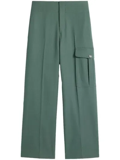 Ami Alexandre Mattiussi Straight-leg Trousers In Antique Clay