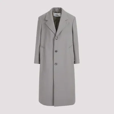 Ami Alexandre Mattiussi Oversized Coat In Grey