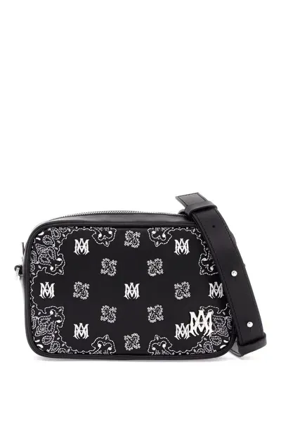 Amiri 'bandana Embroidered Camera Bag With