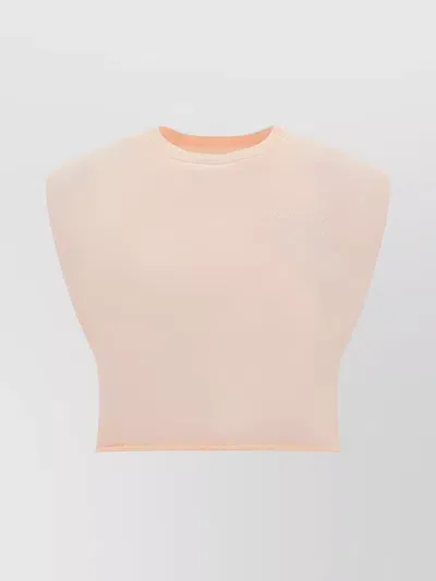 Amiri Arts District Cotton Tank Top In Pink