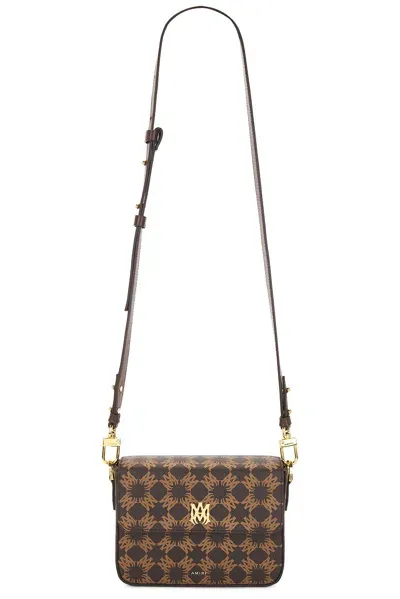 Amiri Ma Quad Crossbody Bag In Brown