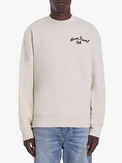 Amiri Resort Club Sweatshirt In Gray