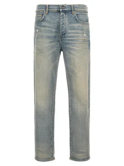 Amiri Slim Fit Denim Trousers In Blue