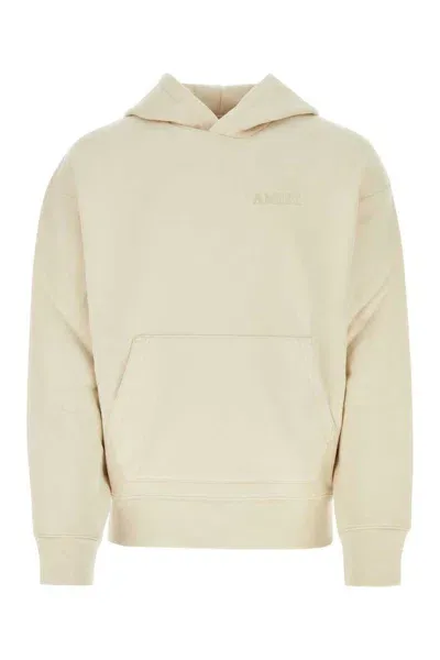 Amiri Sand Cotton Sweatshirt In Beige