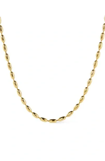 Ana Luisa Ball Chain Necklace In Gold