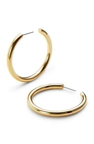 Ana Luisa Hoop Earrings In Gold