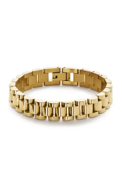 Ana Luisa Watch Strap Bracelet In Gold