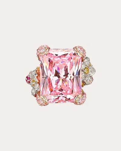 Anabela Chan 18kt Rose Gold Cinderella Pink Sapphire Cocktail Ring