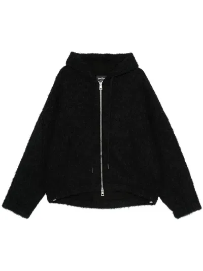 Andrea Ya'aqov Hooded Jacket In Black