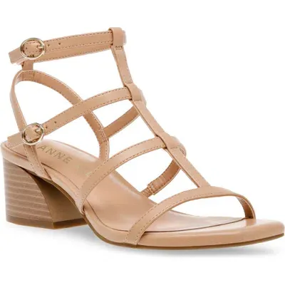 Anne Klein Matilda Strappy Sandal In Beige