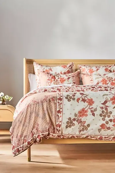 Anthropologie Teagan Duvet Cover In Pink