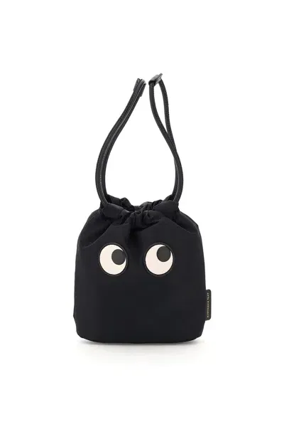 Anya Hindmarch Eyes Mini Bag In Black