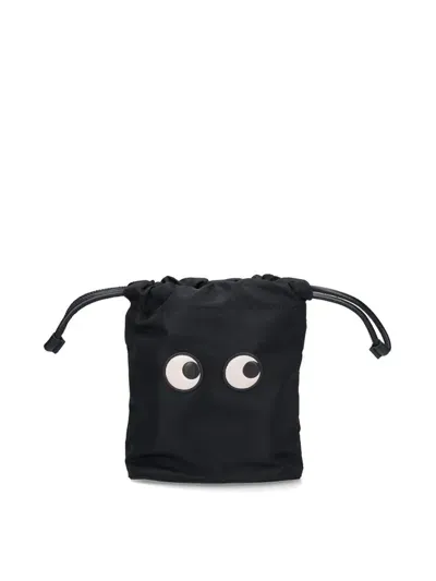 Anya Hindmarch Pouch Secchiello In Black