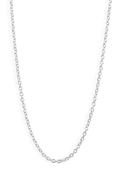 Anzie Cable Chain Necklace In Metallic