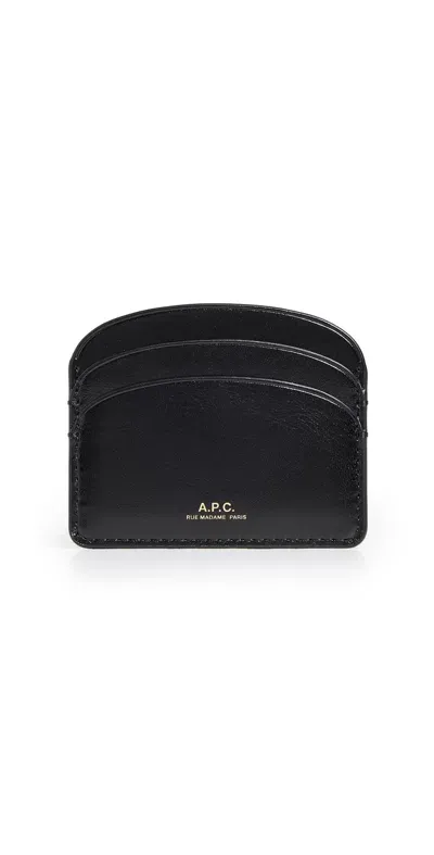 Apc Demi Lune Card Holder In Black