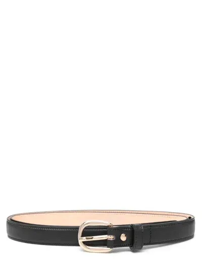 Apc A.p.c. Adjustable Buckle Belt In Black