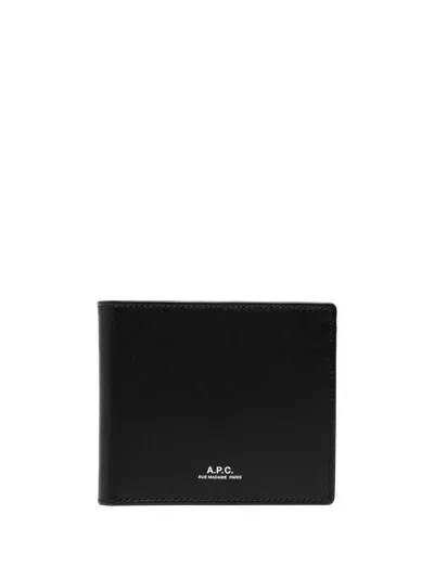 Apc A.p.c. Aly Bi-fold Wallet In Black