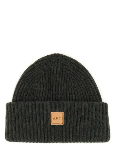 Apc A.p.c. Beanie Hat "michelle" In Brown