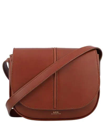 Apc Betty Crossbody Bag In Brown