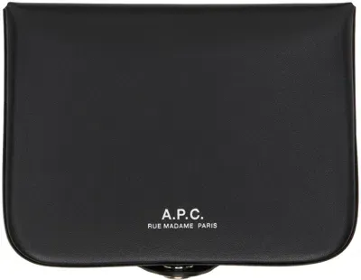 Apc Josh Leather Wallet In Black