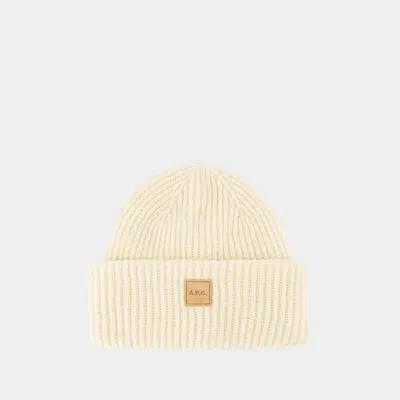 Apc Bonnet Michelle - A.p.c. - Laine - Beige