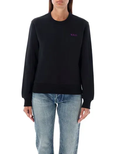 Apc Boxy Vpc Sweatshirt In Black