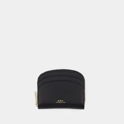 Apc A.p.c. Demi Lune Mini Purse In Black