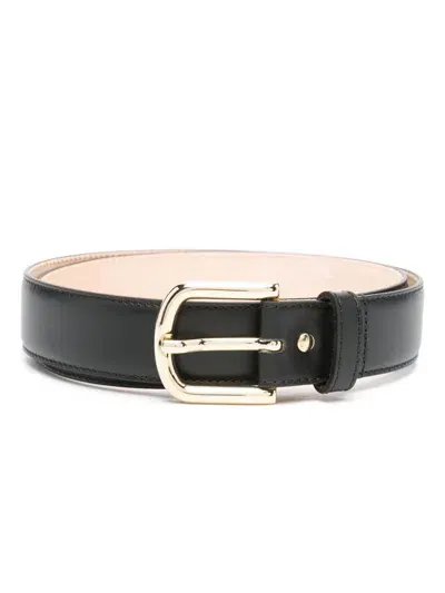 Apc Leather Belt In Black