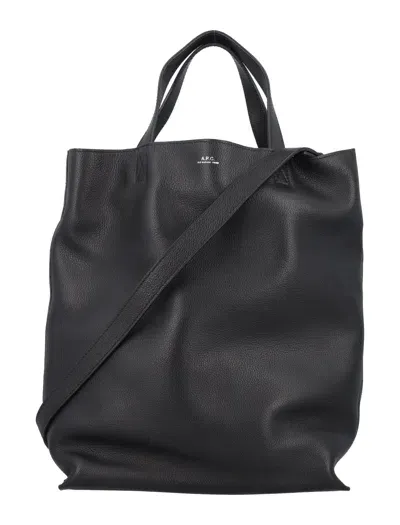 Apc Maiko Medium Shopper Tote Bag In Black