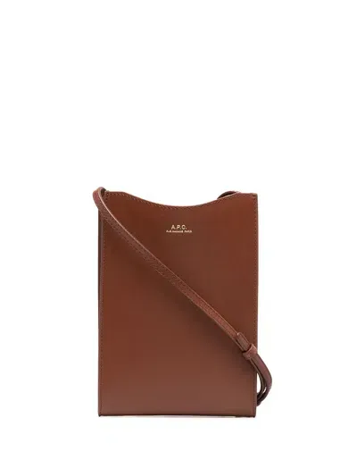 Apc A.p.c. Neck Pouch Jamie In Brown