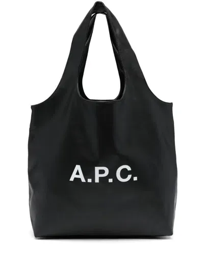 Apc Ninon Tote Bag In Black