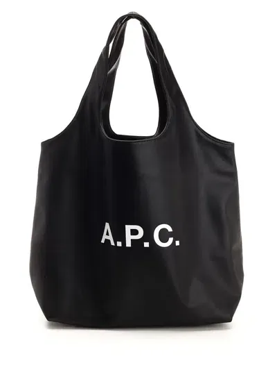 Apc Ninon Tote Bag In Black