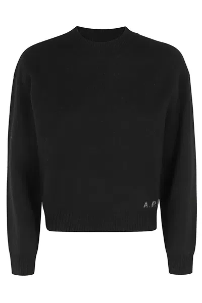 Apc A.p.c. Turtleneck Long In Black