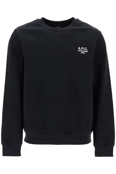 Apc Rue Madame Crewneck Sweat In Black