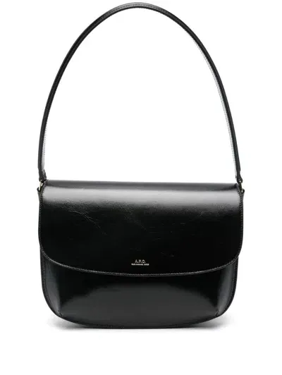 Apc A.p.c. Sac Sarah Shoulder Bag In Black