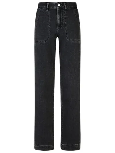 Apc Seaside Black Cotton Jeans